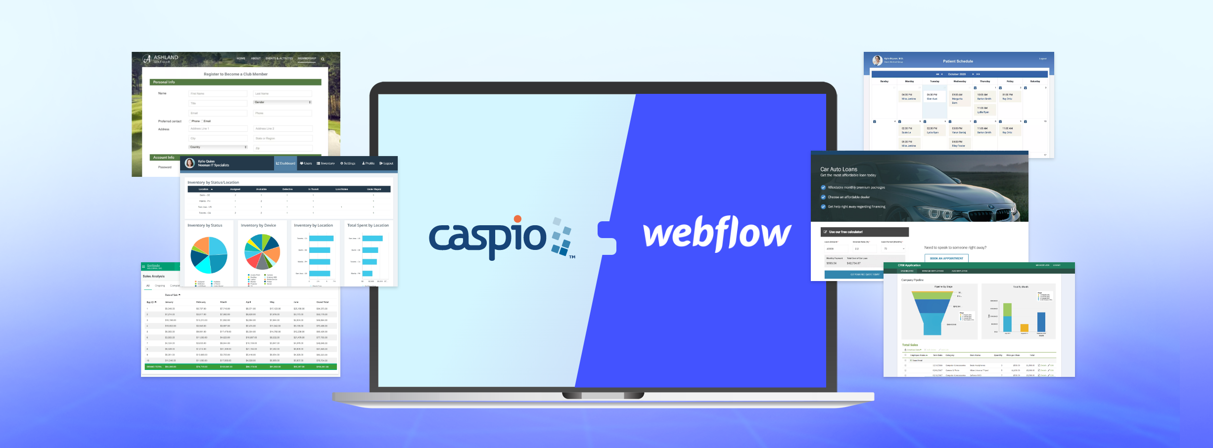 Supercharge Webflow With Caspio Database Applications