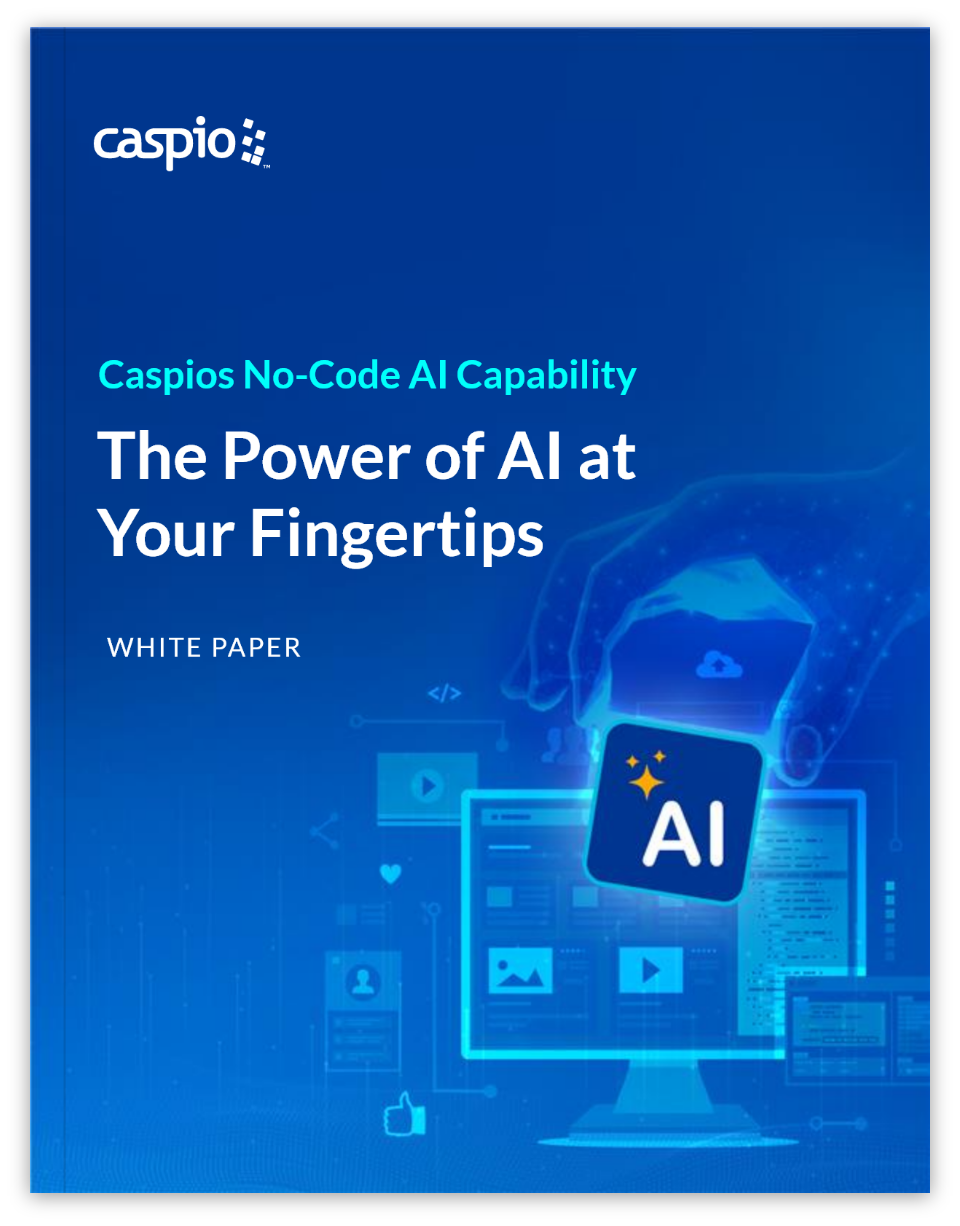 Caspio’s No-Code AI Capability: The Power of AI at Your Fingertips