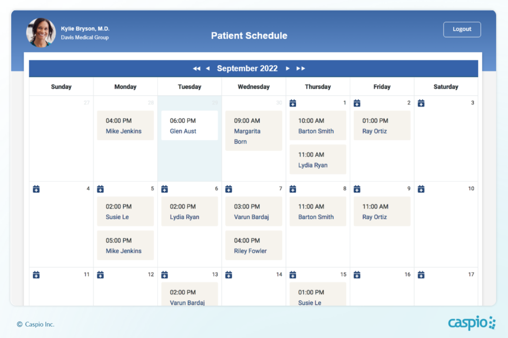 Patient appointment scheduling