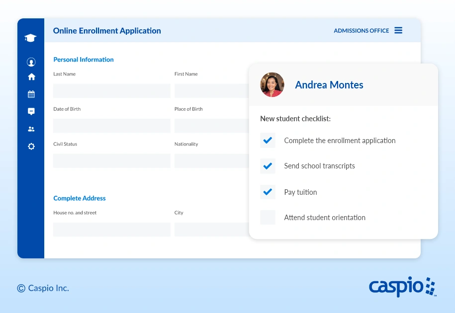 Online Enrollment Application