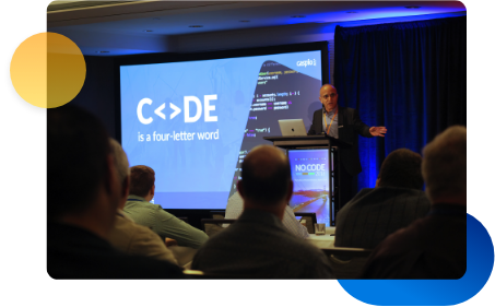 Frank Zamani giving a keynote speech