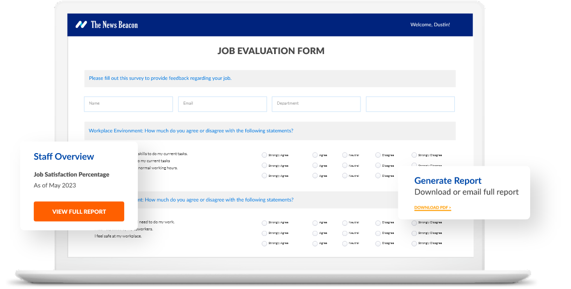 Job evaluation form