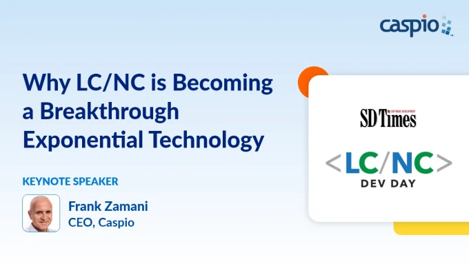 Image of Why LC/NC is Becoming a Breakthrough Exponential Technology