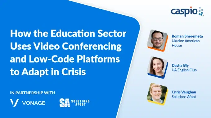 Image of How the Education Sector Uses Video Conferencing and Low-Code Platforms to Adapt in Crisis