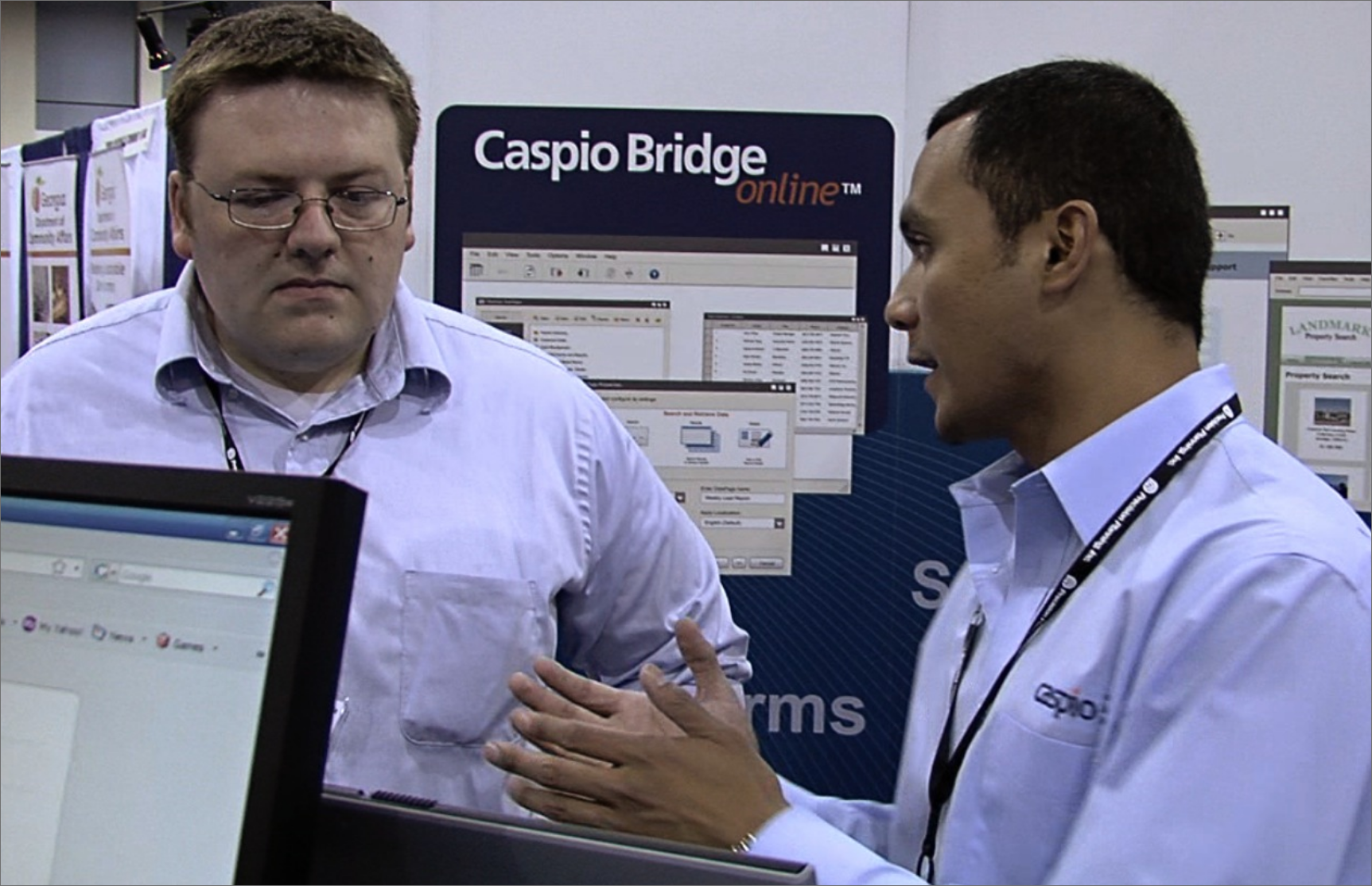 Demonstrating the power of Caspio at a 2009 Georgia conference.