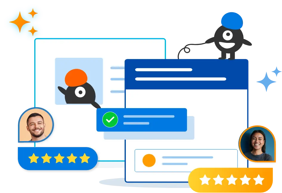 A generated application open in the Caspio visual builder