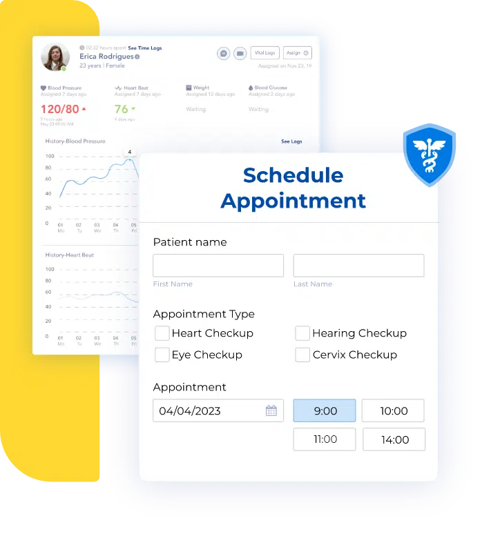 Doctor’s appointment online form sample