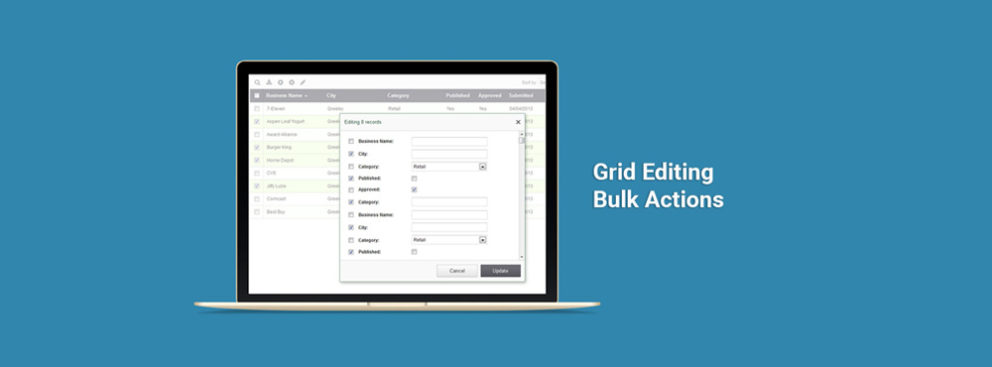 Caspio Roadmap: Grid Editing, Bulk Actions, and More