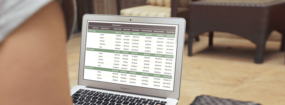 Create Web-Based Pivot Tables from Your Database